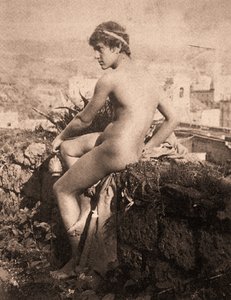 Portrait de Vincenzo Galdi, Posillipo, Naples 1895
